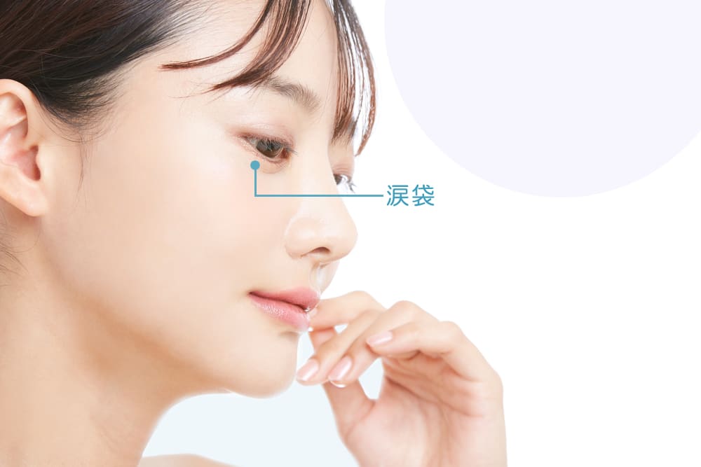涙袋の注入部位