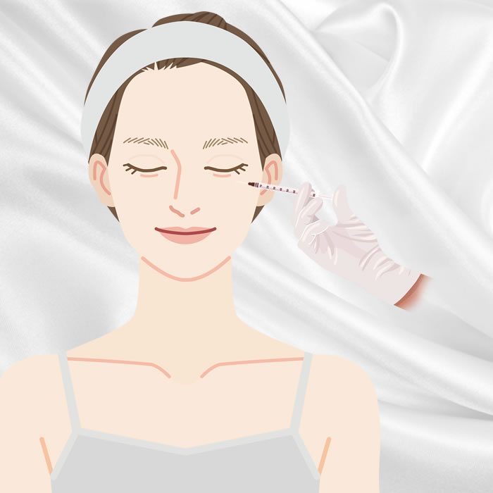 目の下のヒアルロン酸のアイコン