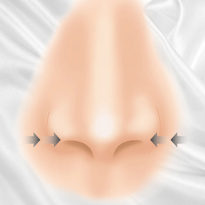 小鼻縮小のアイコン