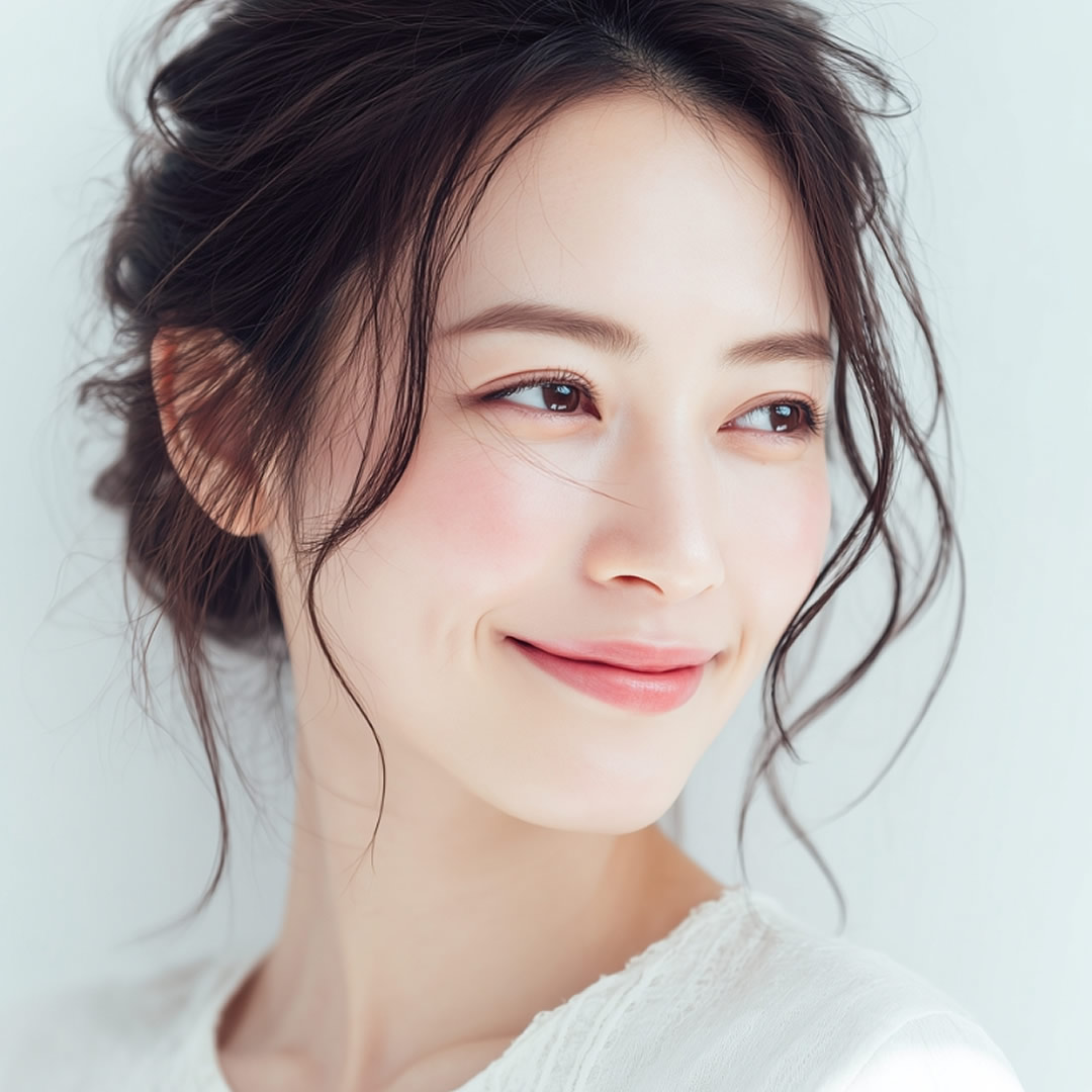 経結膜脱脂を検討している女性