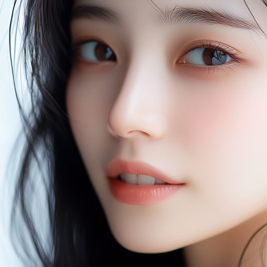 鼻中隔延長を受けた女性のイメージ