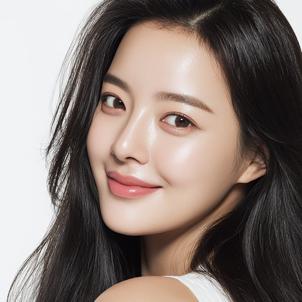 二重幅を意識して手術をした女性のイメージ