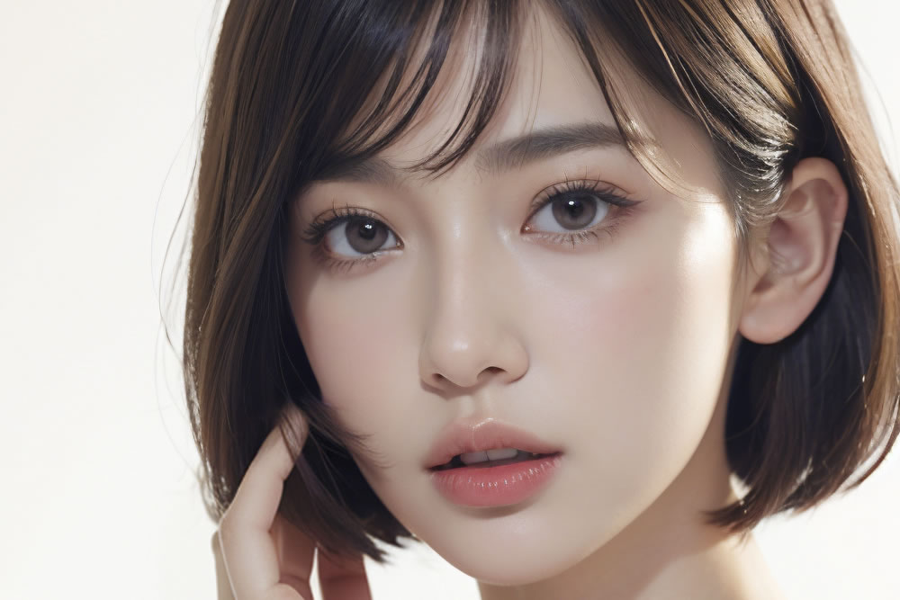 札幌でクマ取りの修正を考えている女性