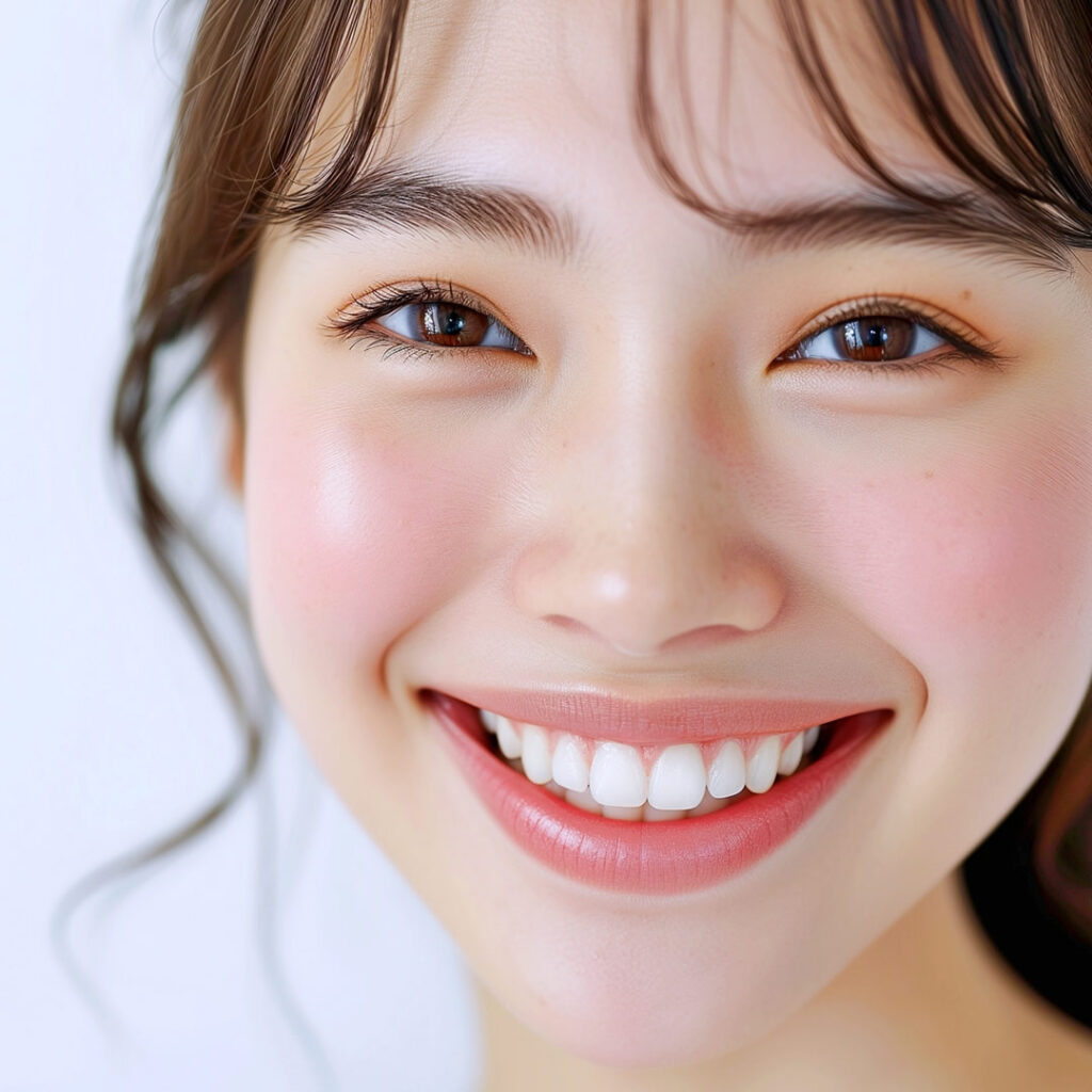 札幌で黒クマに悩んでいる女性のイメージ